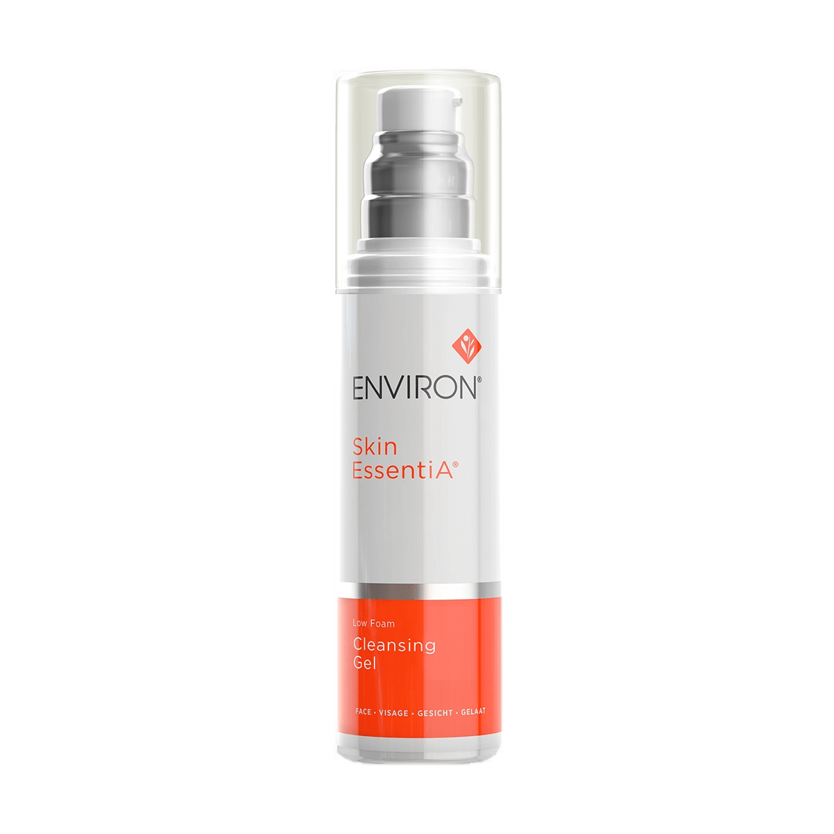 Environ Skin EssentiA Vita-Antioxidant AVST Moisturiser in a white and orange pump bottle